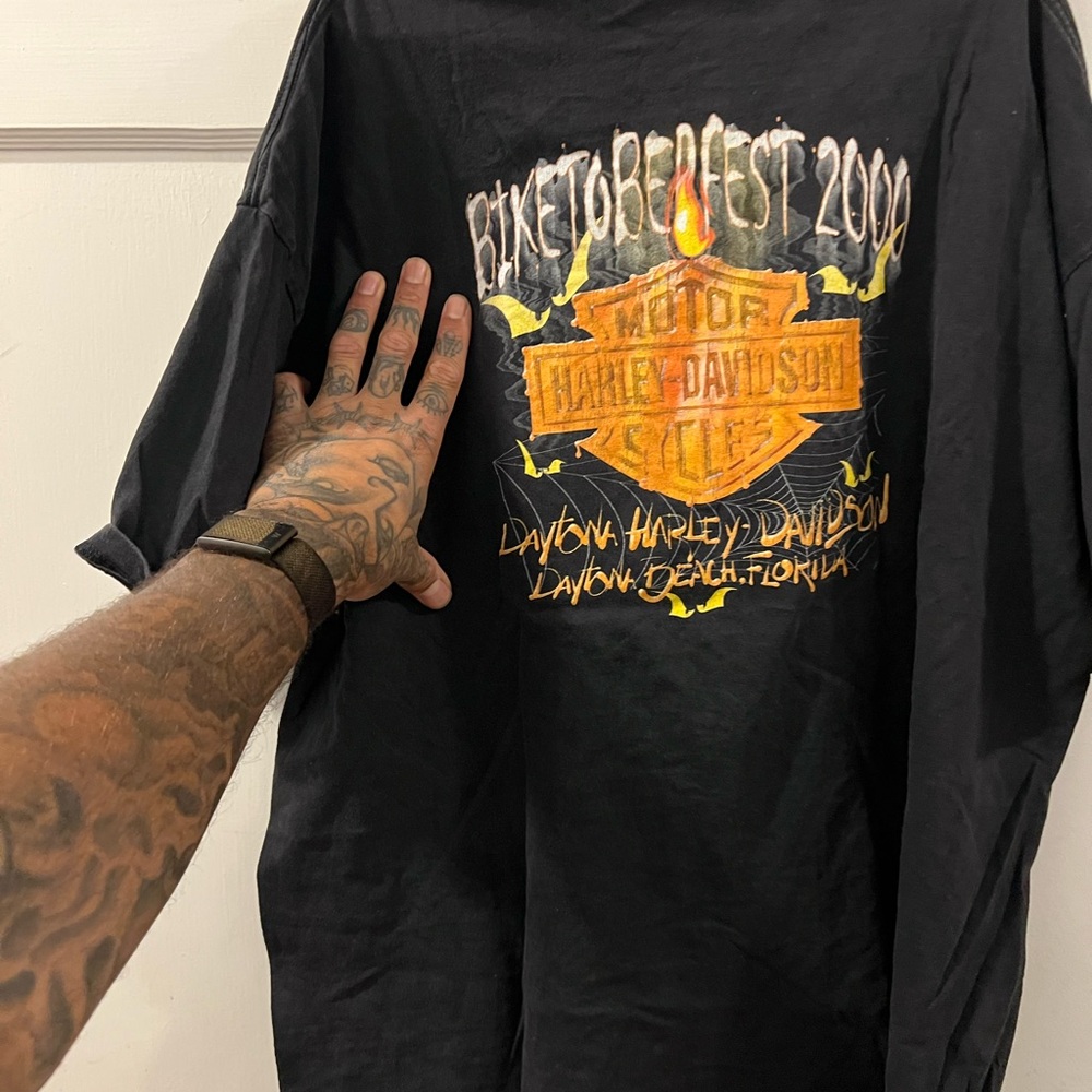 Harley-Davidson Black Biketoberfest 2001 Men's Shirt